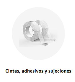 Cintas, adhesivos y sujeciones