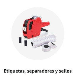 Etiquetas, separadores y sellos