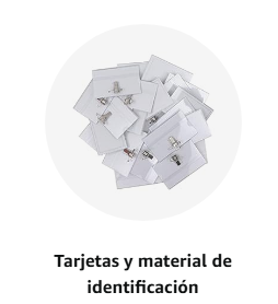 Tarjetas y material de identificación