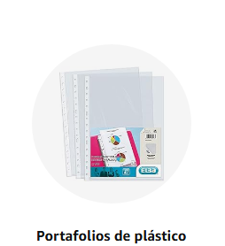 Portafolios de plástico