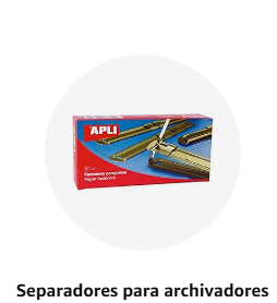 Seperadores para archivadores