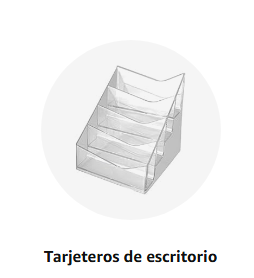 Tarjeteros de escritorio