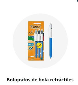 Bolígrafos de bola retráctiles