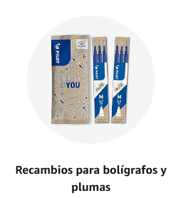 Recambios para bolígrafos y plumas