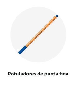 Rotuladores de punta fina