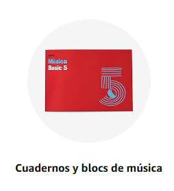 Cuandernos y blocs de música