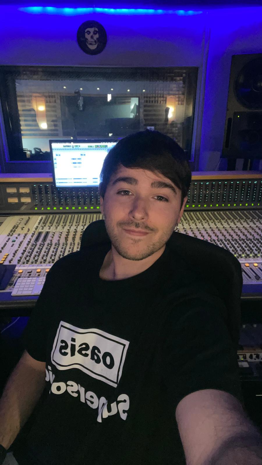 Jorge Blanco en el estudio